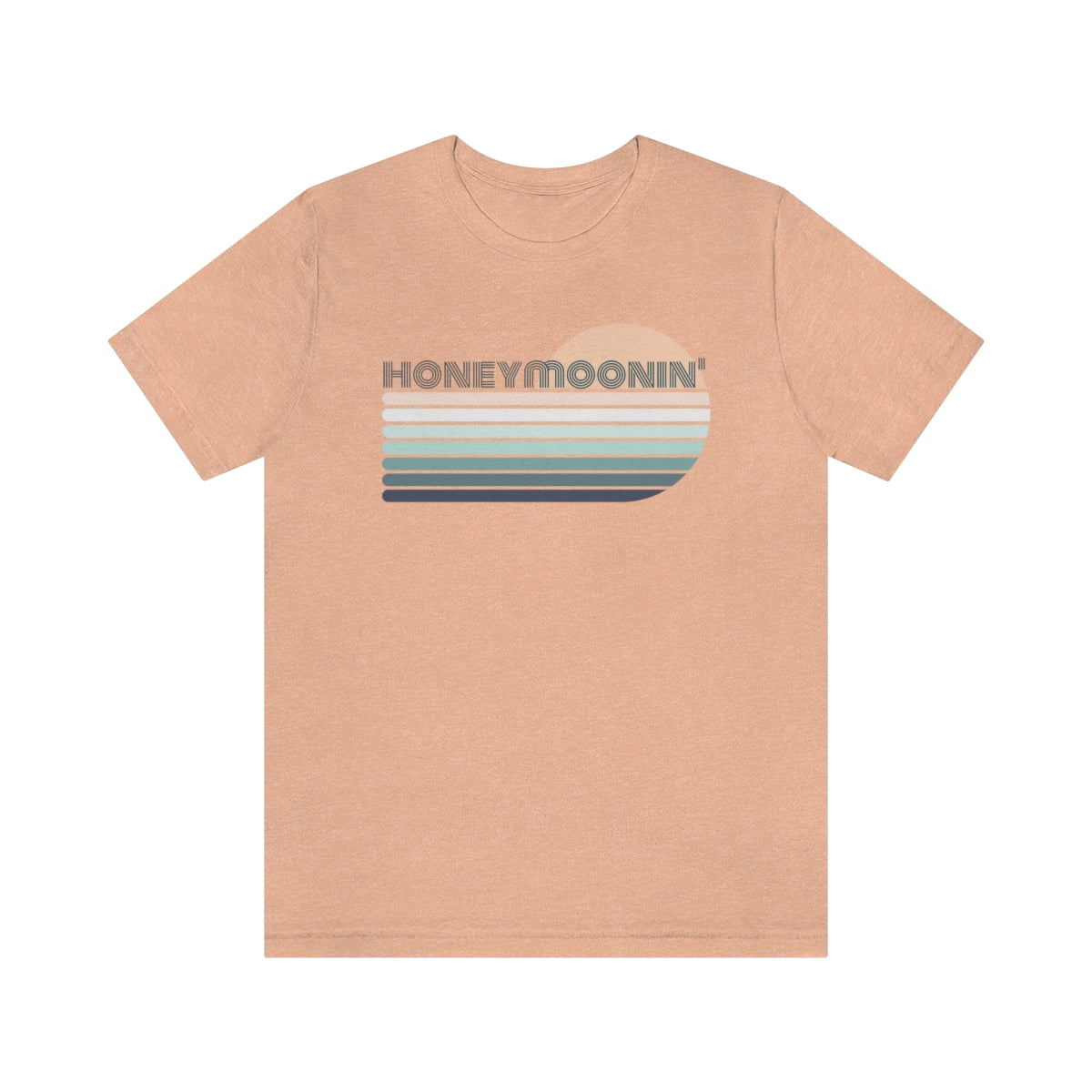 Honeymoonin' Retro Unisex Tee