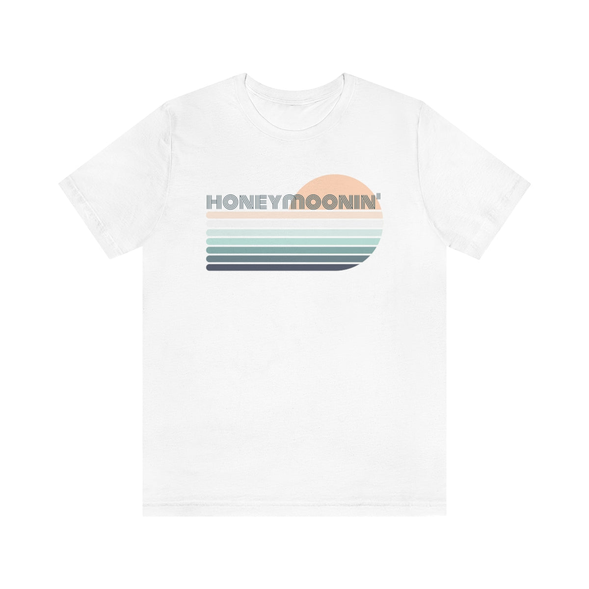 Honeymoonin' Retro Unisex Tee