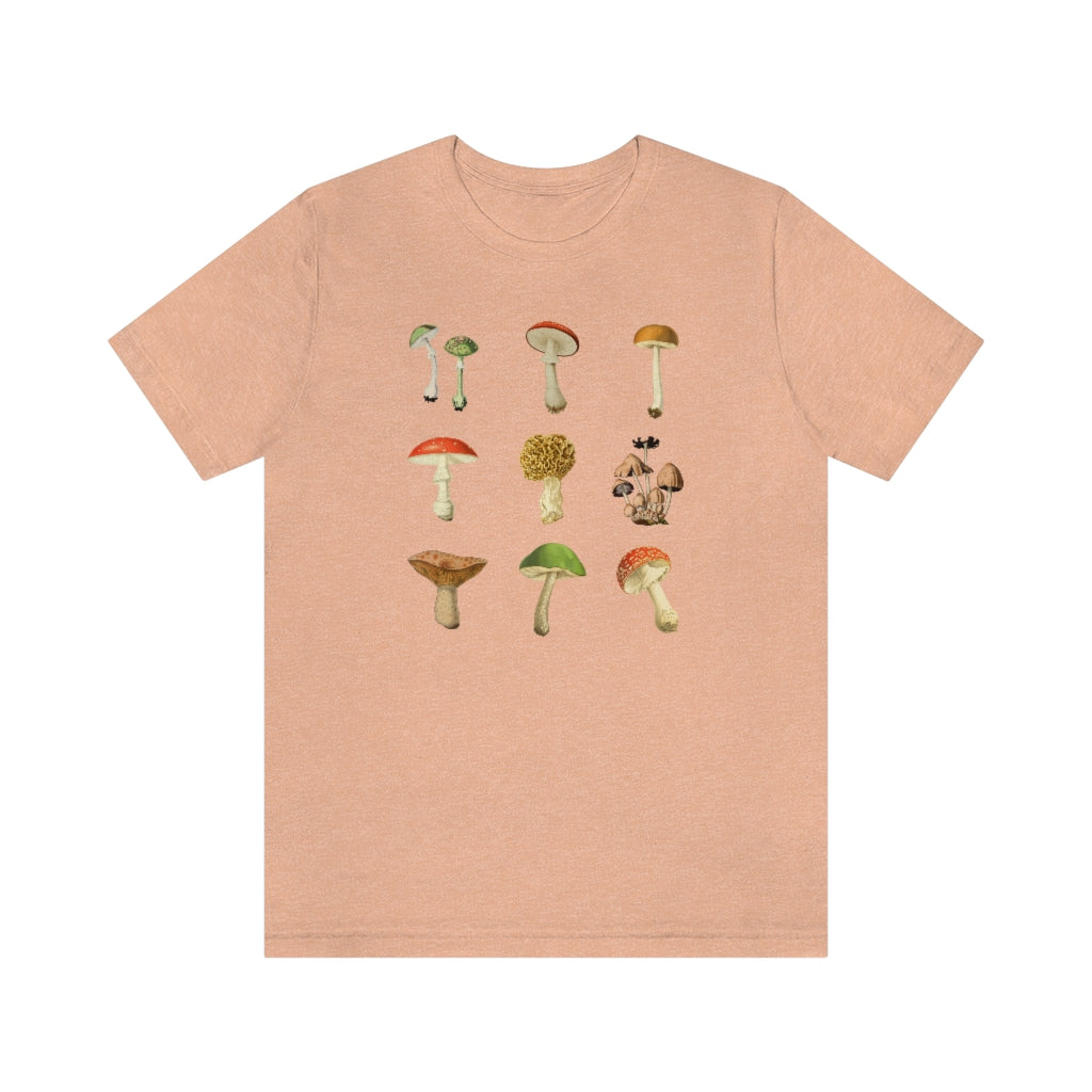 Vintage Illustration Mushroom Cottagecore Shirt