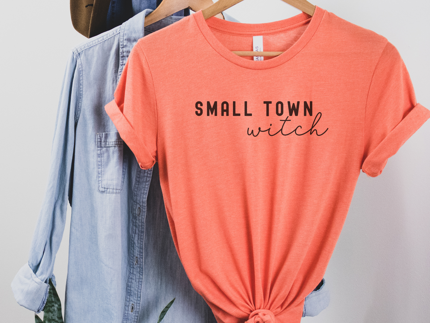 Small Town Witch Shirt, Cute Halloween T Shirt