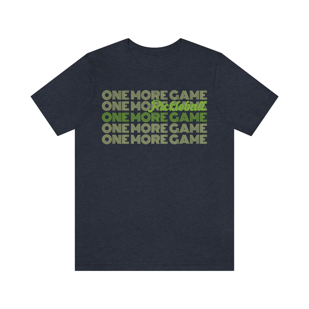 Pickleball One More Game Retro Shirt
