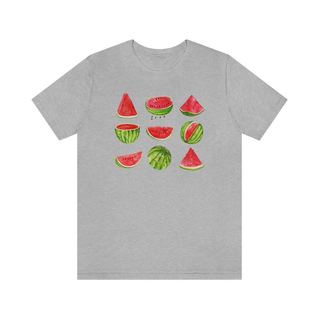 Watermelon Shirt, Cottagecore, Unisex Jersey Short Sleeve Tee