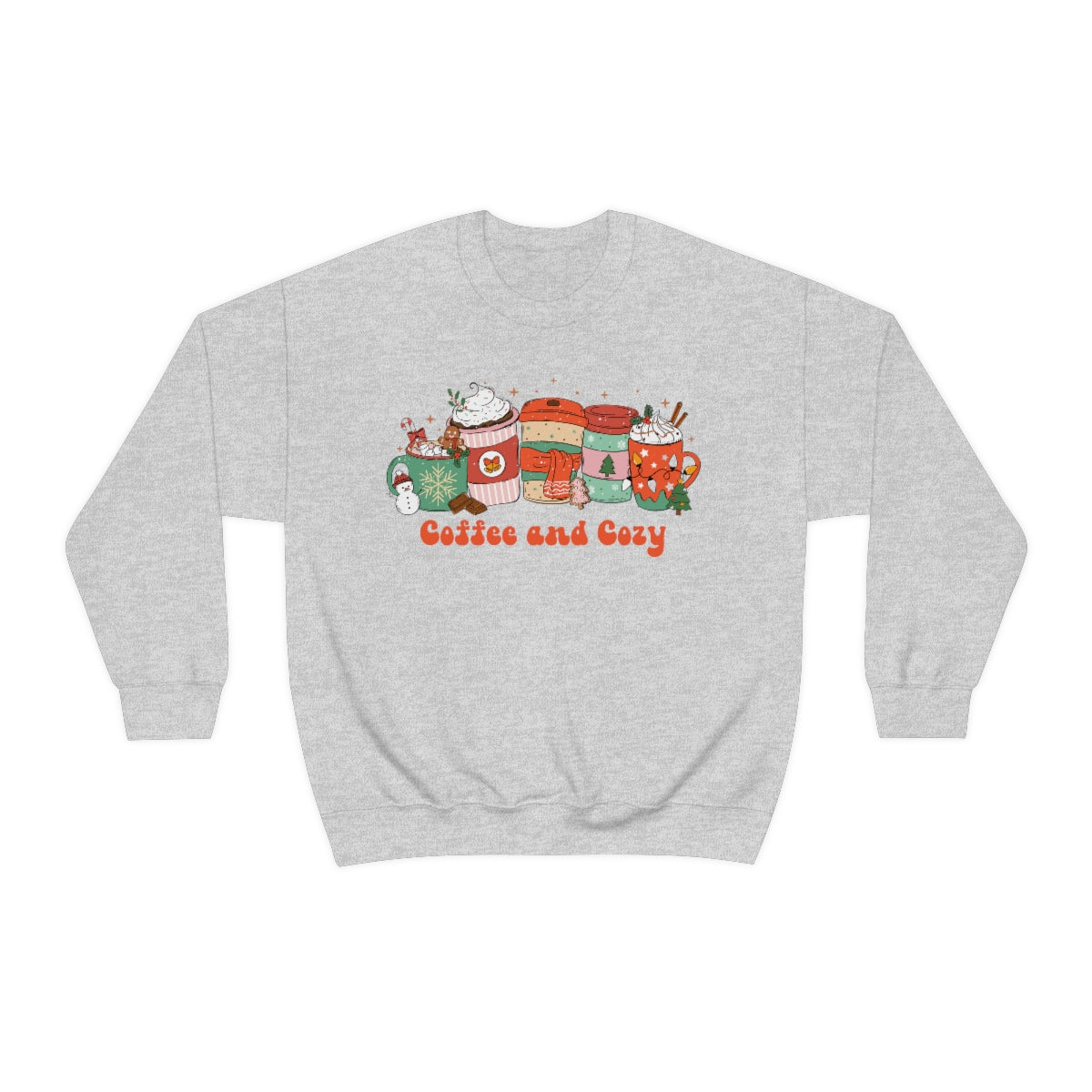 Coffee and Cozy Christmas Latte Unisex Crewneck Sweatshirt