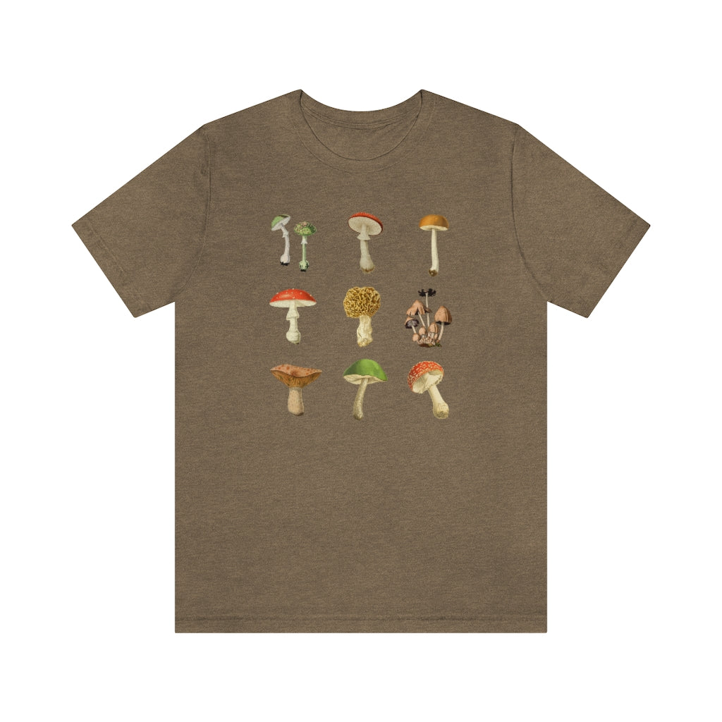 Vintage Illustration Mushroom Cottagecore Shirt