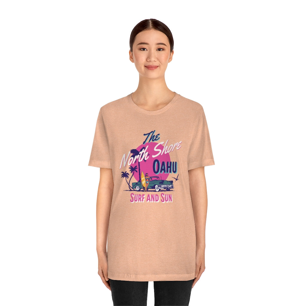 The North Shore Oahu Unisex Jersey Short Sleeve Tee