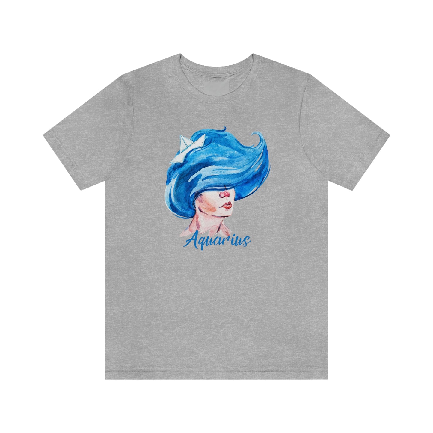 Aquarius Zodiac Astrology Big Hair Shirt