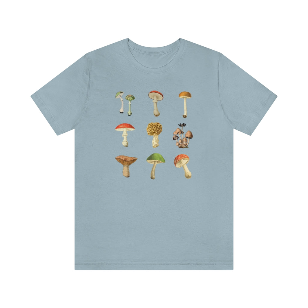 Vintage Illustration Mushroom Cottagecore Shirt
