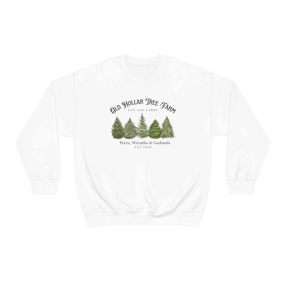 Farm Fresh Trees Crewneck Sweatshirt