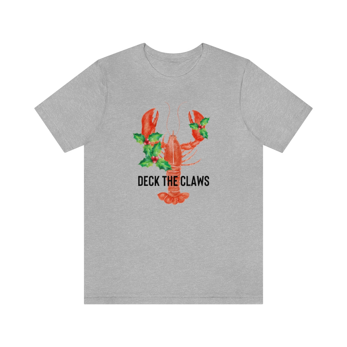 Deck the Claws Lobster Beach Christmas Shirt Unisex Ugly Christmas