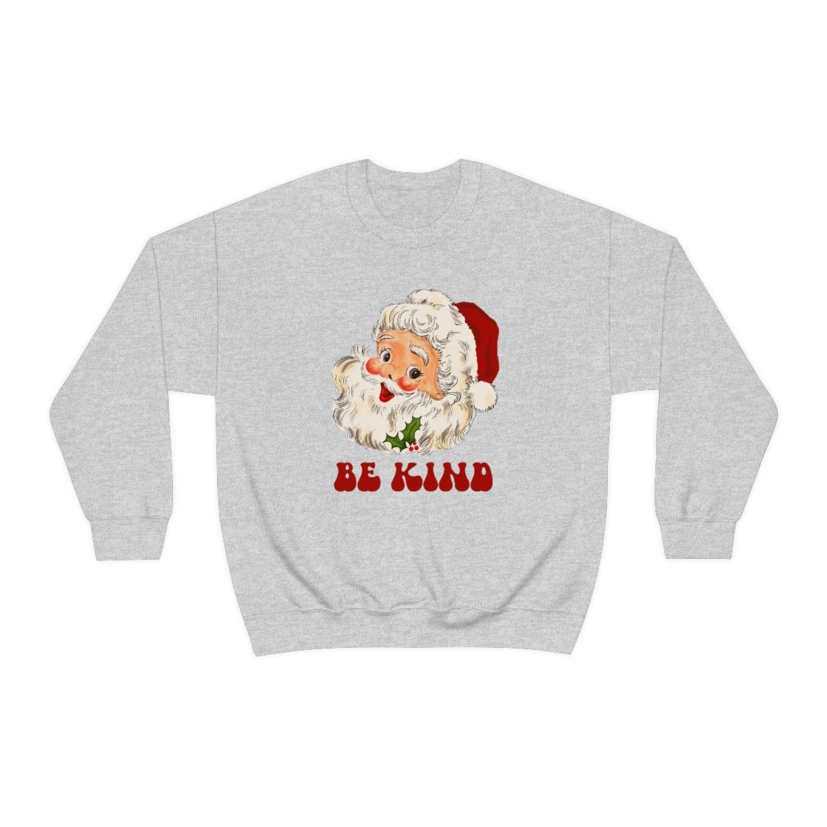 Be Kind Santa Retro Christmas Sweatshirt