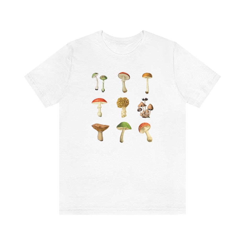 Vintage Illustration Mushroom Cottagecore Shirt