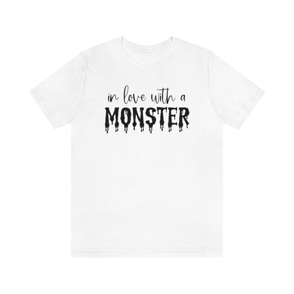 In Love With A Monster, Unisex Tee