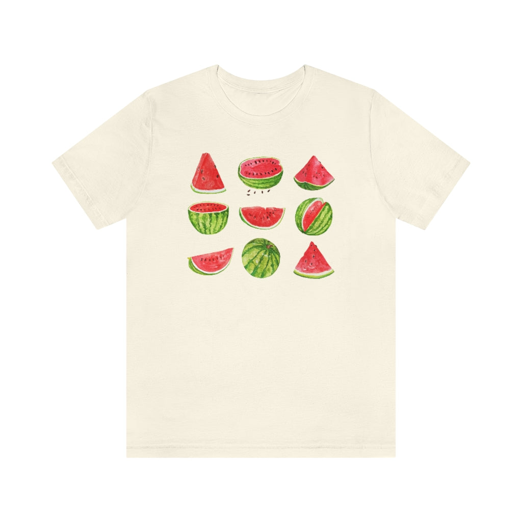 Watermelon Shirt, Cottagecore, Unisex Jersey Short Sleeve Tee