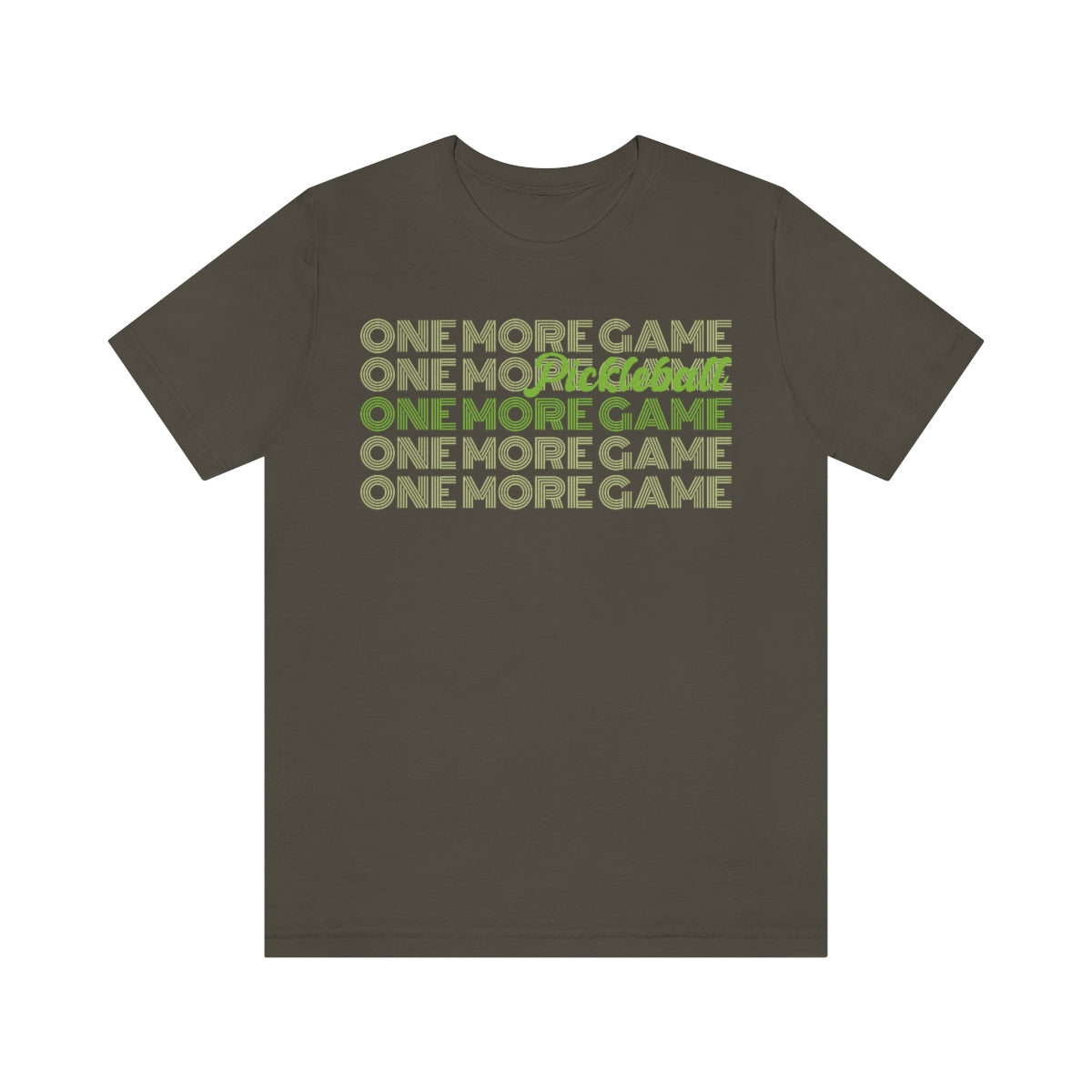 Pickleball One More Game Retro Shirt