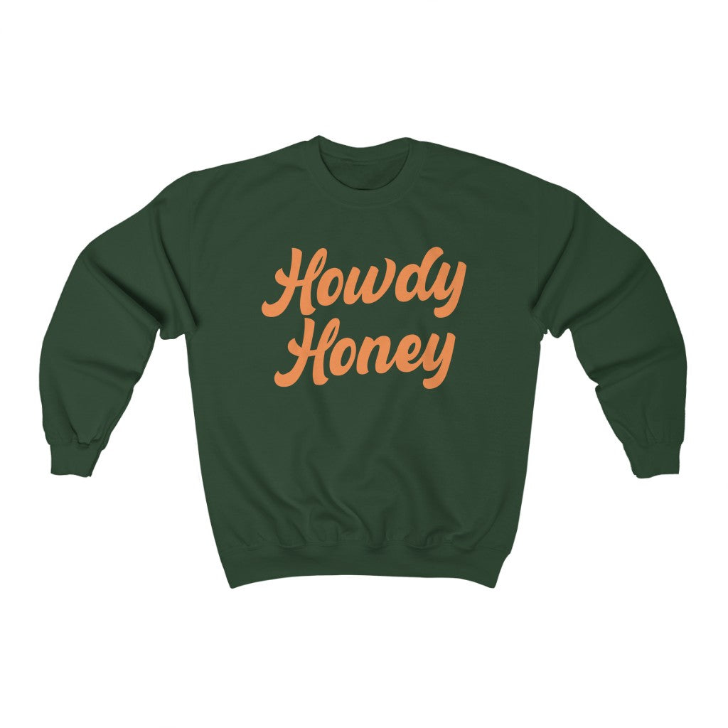 Howdy Honey Retro Crewneck Sweatshirt