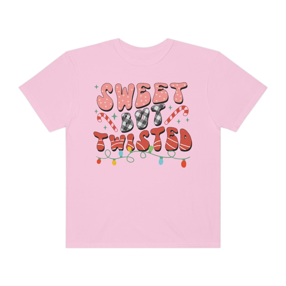 Sweet But Twisted Retro Christmas Comfort Colors Shirt