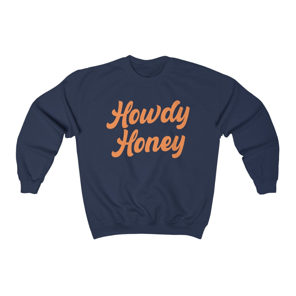 Howdy Honey Retro Crewneck Sweatshirt
