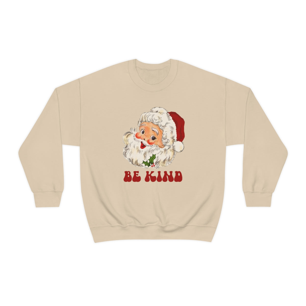 Be Kind Santa Retro Christmas Sweatshirt