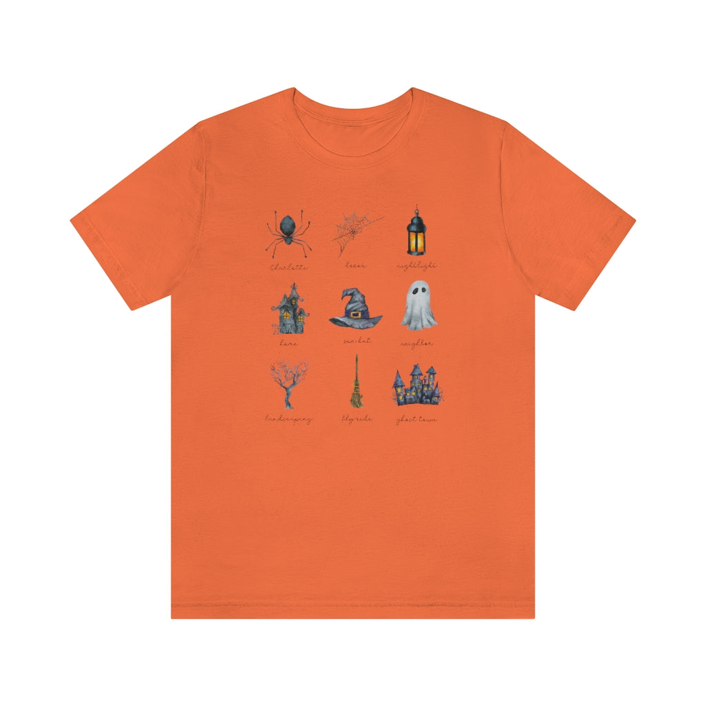 Witch Stuff Cottagecore Halloween Shirt, Unisex Jersey Short Sleeve Tee