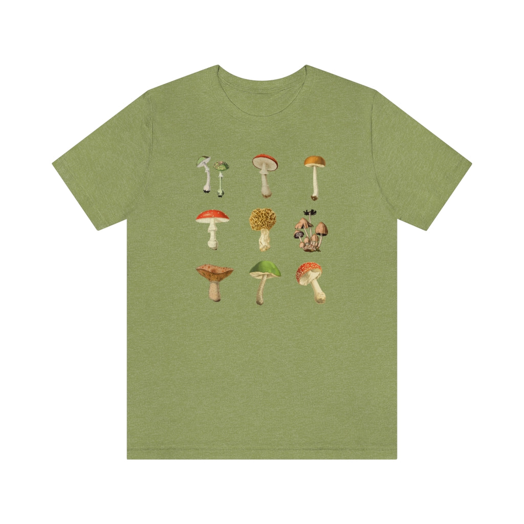 Vintage Illustration Mushroom Cottagecore Shirt