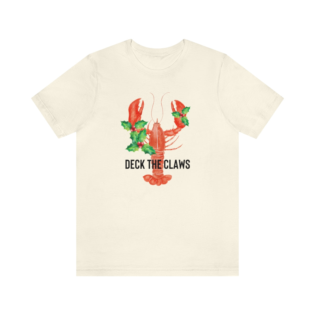 Deck the Claws Lobster Beach Christmas Shirt Unisex Ugly Christmas