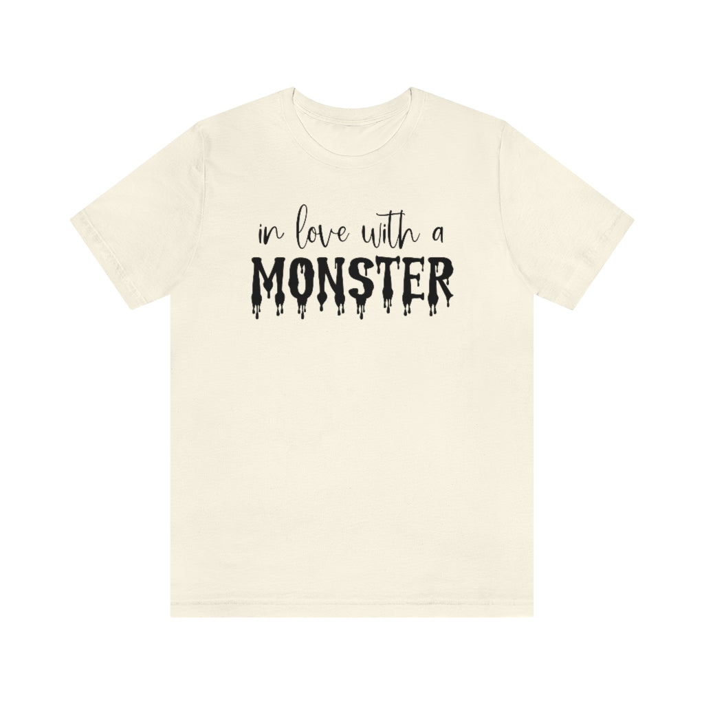 In Love With A Monster, Unisex Tee