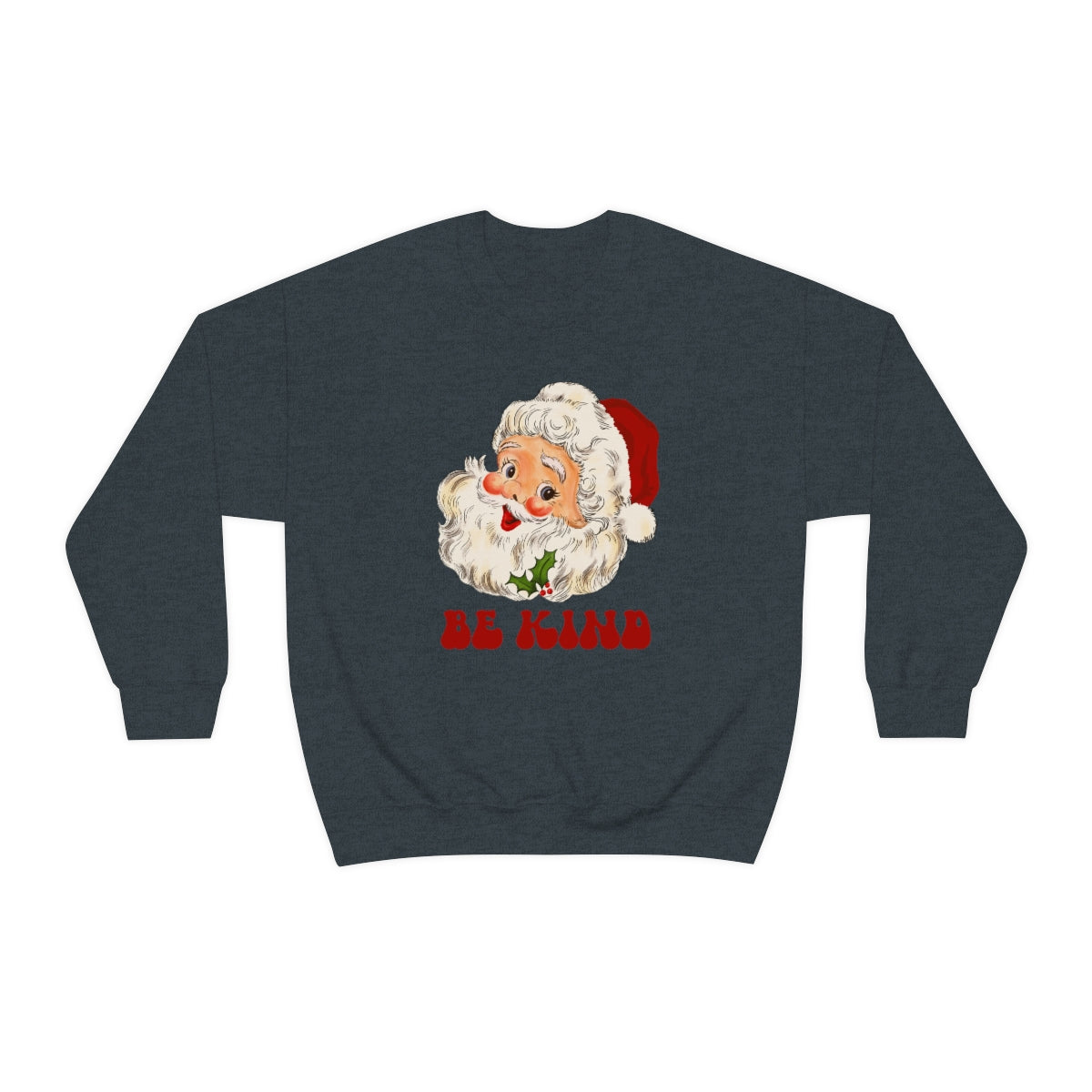 Be Kind Santa Retro Christmas Sweatshirt