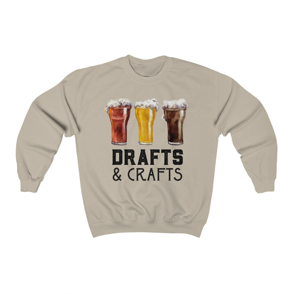 Drafts & Crafts Beer Sweatshirt, Oktoberfest Gift