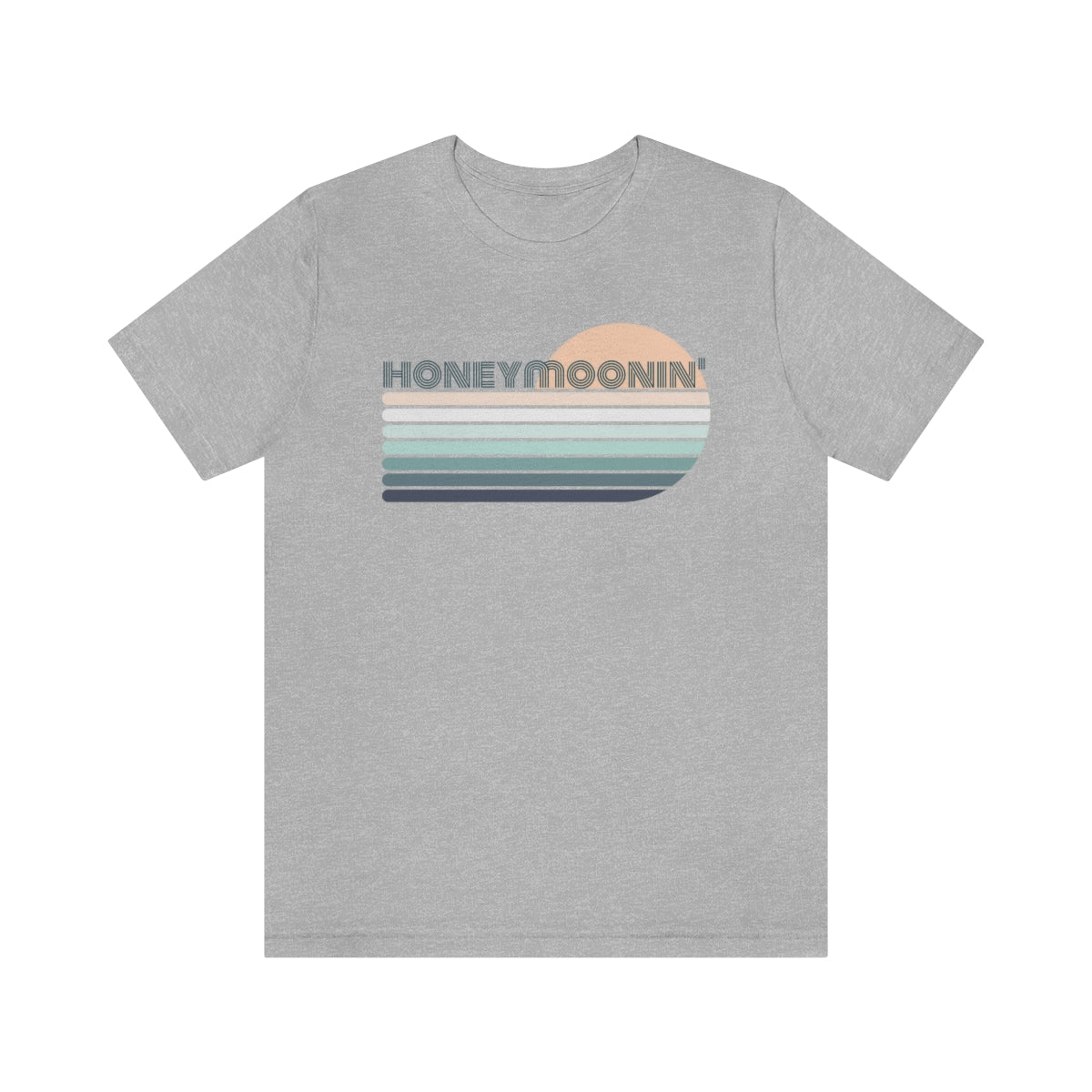Honeymoonin' Retro Unisex Tee