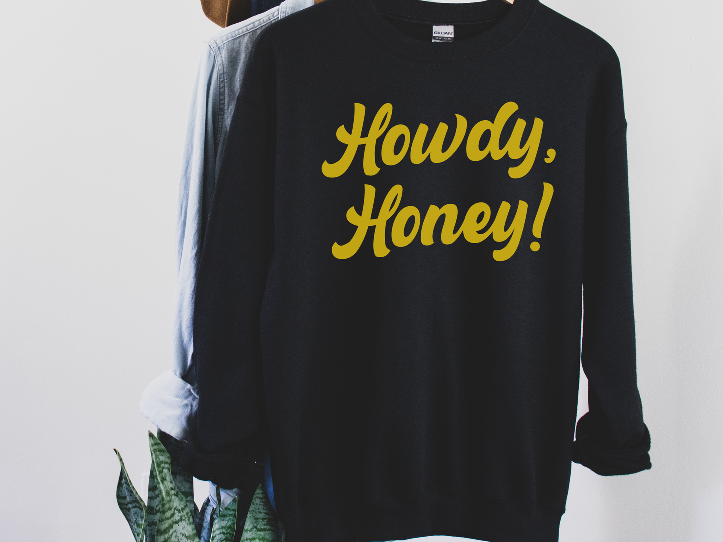 Howdy Honey Sweatshirt, Vintage Inspired Crewneck