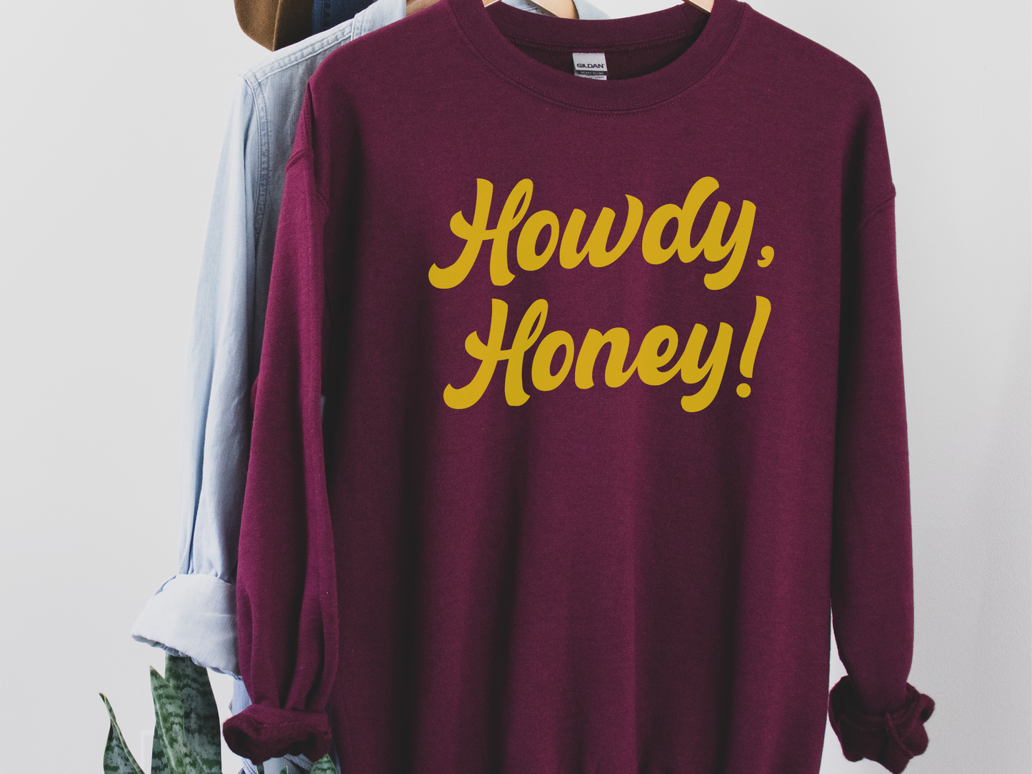 Howdy Honey Sweatshirt, Vintage Inspired Crewneck
