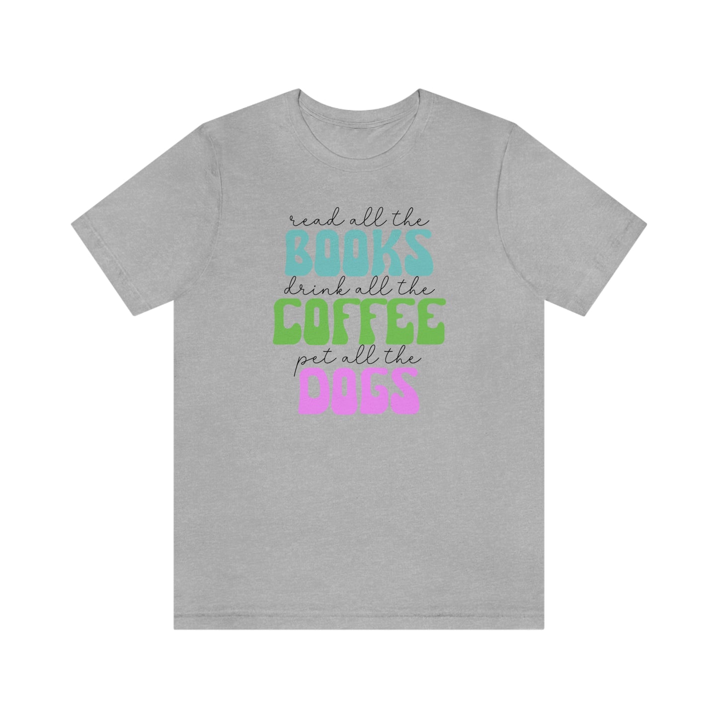 Books Coffee Dogs Shirt