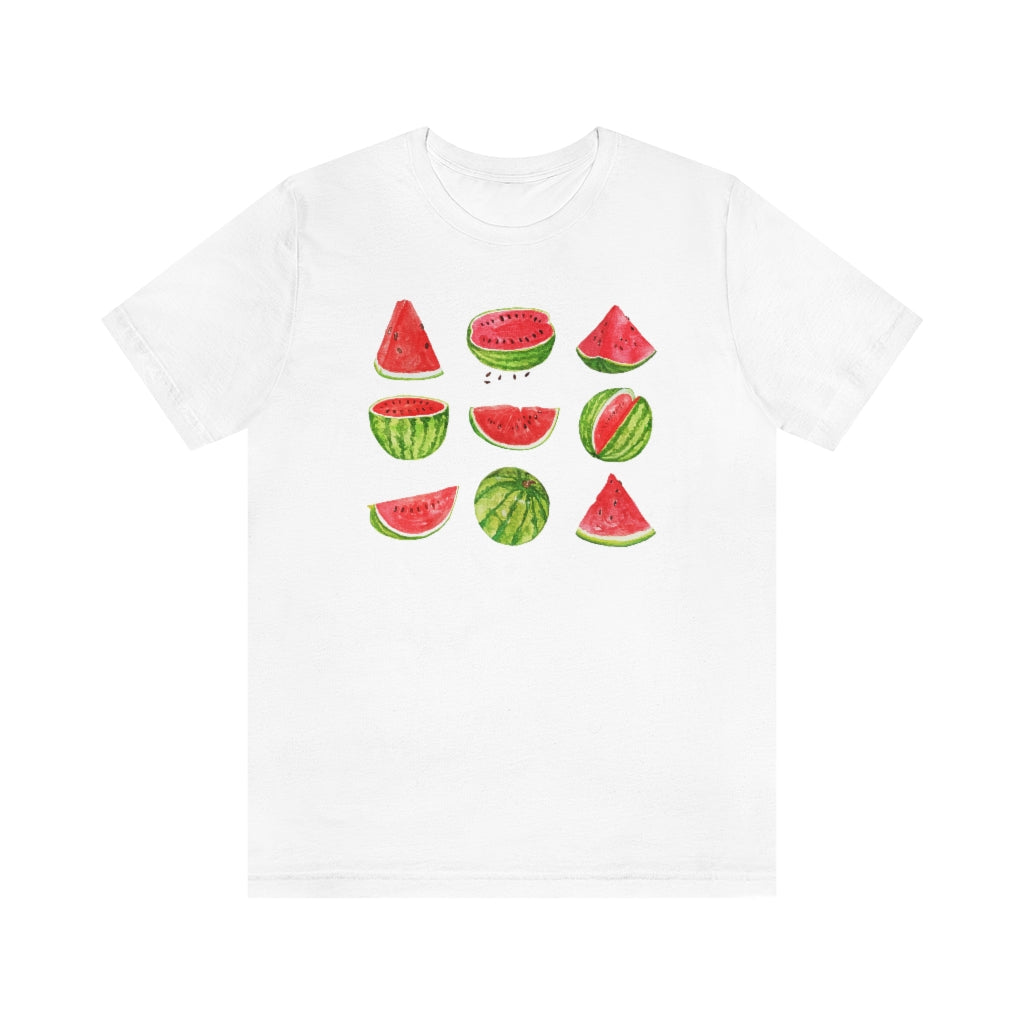 Watermelon Shirt, Cottagecore, Unisex Jersey Short Sleeve Tee