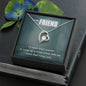 True Crime Junkie Gift for Friend Heart Pendant Necklace