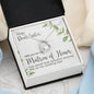 Sister Matron of Honor Proposal Necklace, Bridal Jewelry, Forever Love Pendant
