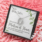 Sister Matron of Honor Proposal Necklace, Bridal Jewelry, Forever Love Pendant
