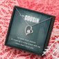 True Crime Junkie Gift for Cousin Heart Pendant Necklace