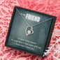 True Crime Junkie Gift for Friend Heart Pendant Necklace