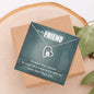 True Crime Junkie Gift for Friend Heart Pendant Necklace