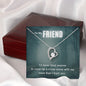 True Crime Junkie Gift for Friend Heart Pendant Necklace