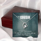 True Crime Junkie Gift for Cousin Heart Pendant Necklace