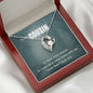 True Crime Junkie Gift for Cousin Heart Pendant Necklace