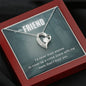 True Crime Junkie Gift for Friend Heart Pendant Necklace