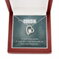 True Crime Junkie Gift for Cousin Heart Pendant Necklace