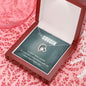 True Crime Junkie Gift for Cousin Heart Pendant Necklace