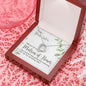 Sister Matron of Honor Proposal Necklace, Bridal Jewelry, Forever Love Pendant