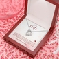 Gift To My Wife, Valentine's Day Gift, A Polished Heart Pendant