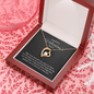 Happy Valentine's Day Gift for Her, Daughter, Girlfriend, Wife, Stepdaughter, Granddaughter, Niece, CZ Heart Pendant Necklace