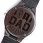 Engraved Wooden Watch for Your No. 1 Dad