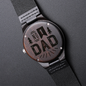 Engraved Wooden Watch for Your No. 1 Dad